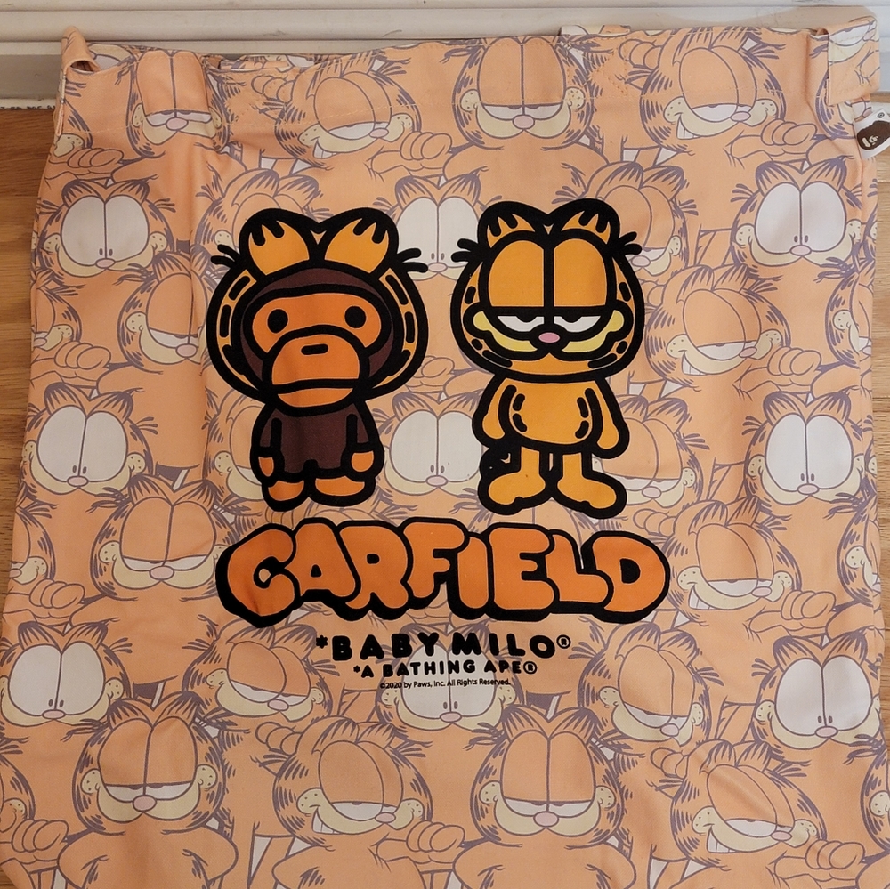 A Bathing Ape Garfield "Baby Milo" Tote Bag